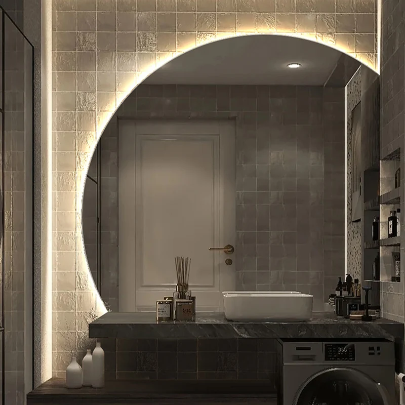 Specchio Da Barba Leggero Doccia Vanity Specchio Per Il Trucco Da Parete Nordico Estetica Moderna Espejos Cuerpo Completo Accessori Per Il Bagno