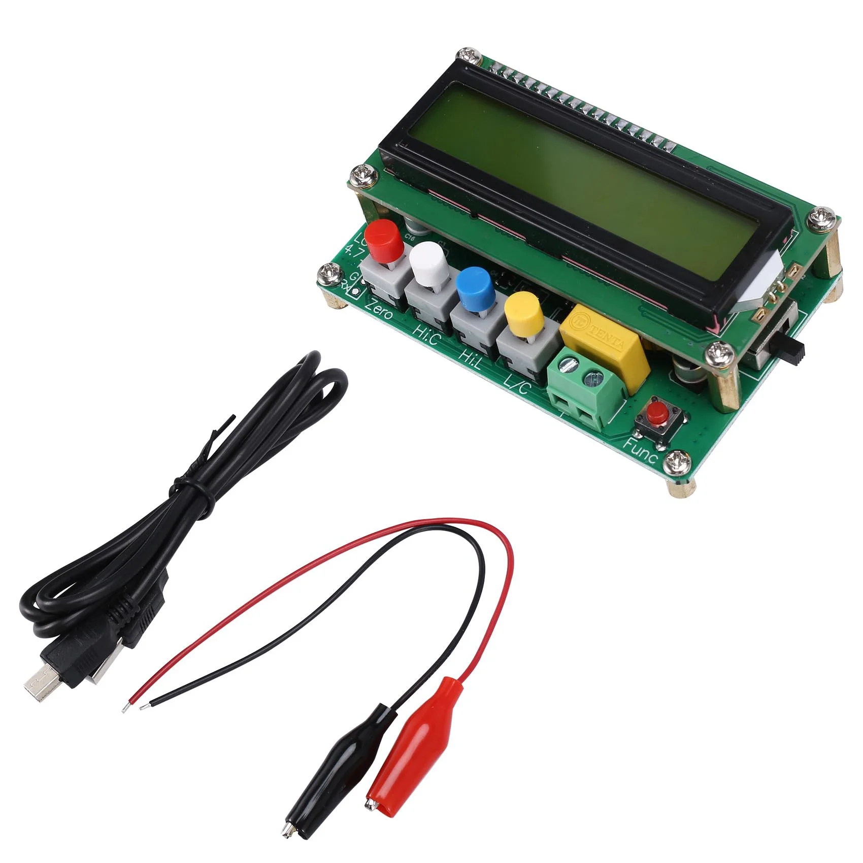 Inductance Capacitance L/C Meter Digital Capacitor Meter LCD Capacitance Tester Mini USB Interface USB Cable