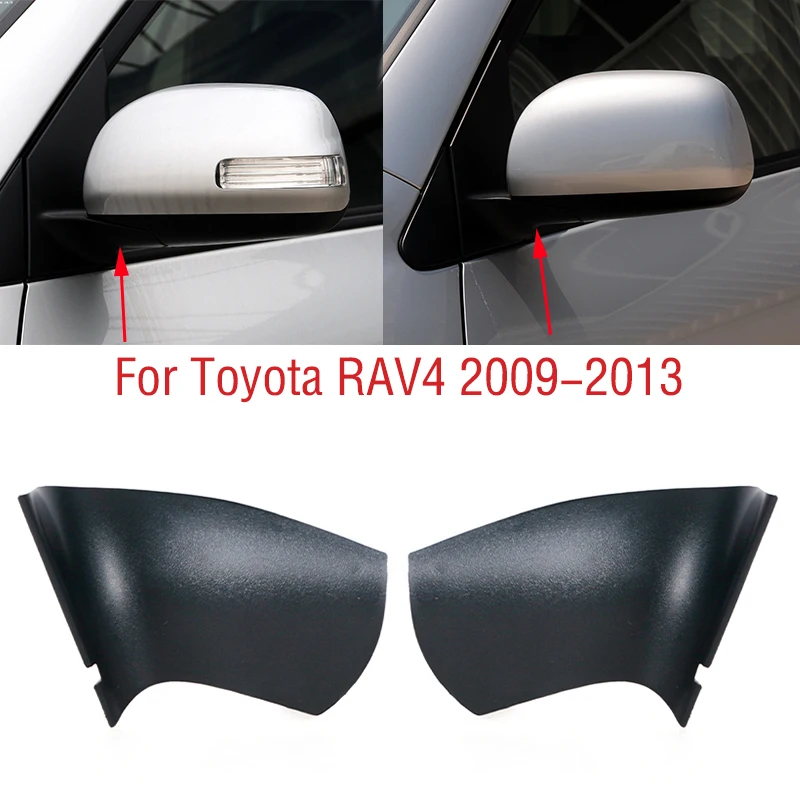 Coprispecchietto Retrovisore Per Toyota RAV4 2009-2013, Nero Mica - Senza Indicatore Di Direzione, Plastica ABS