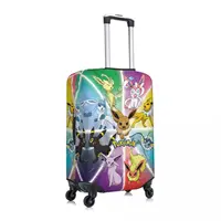 Custom Pokemon Pikachu Luggage Cover Fashion Suitcase Protector Covers Suit For 18-32 inch 2