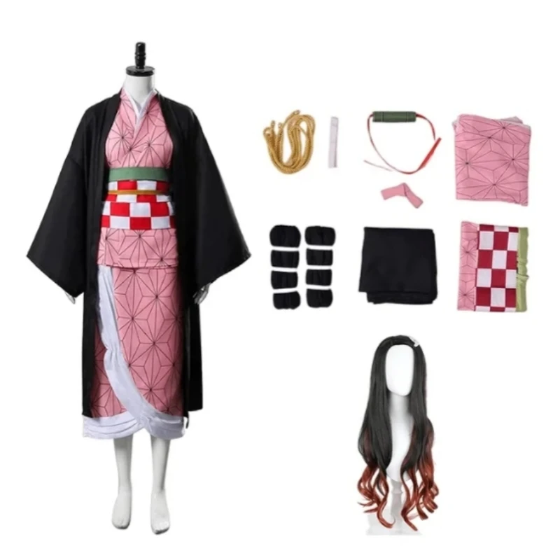 Anime-Kamado-Nezuko-Cosplay-Costume-Demon-Slayer-Kimetsu-No-Yaiba