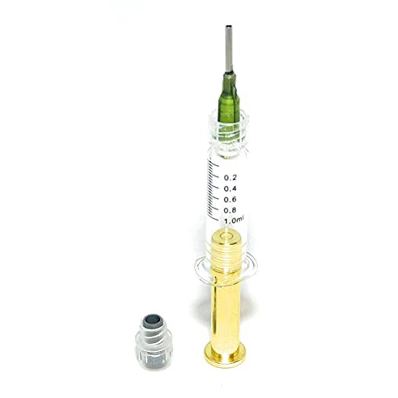 1PC 1ML 3ML 5ML Luer Lock Syringes Screw Blunt Tip Needles Caps For Industrial Dispensing reusable syringe liquid syringe syringe glue tool syringe ink injection