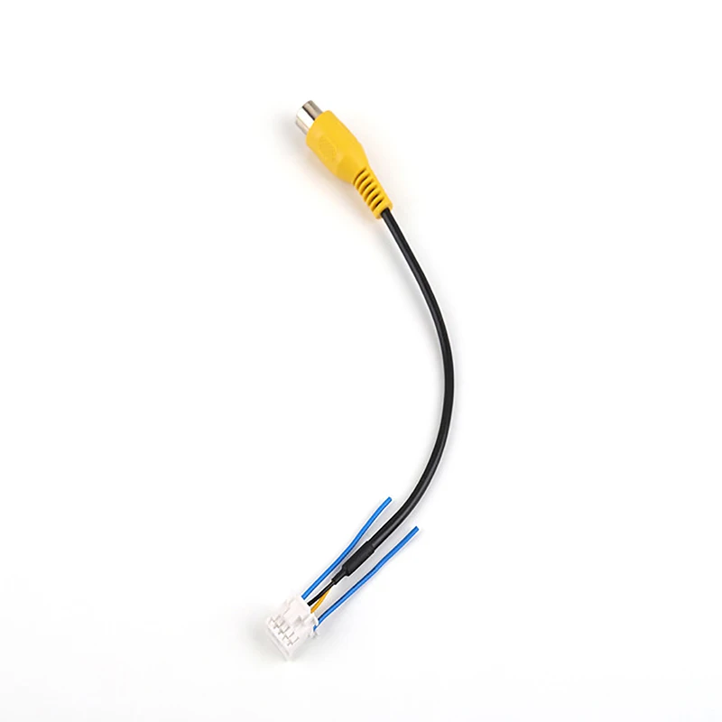 10Pin Rear View Backup Camera Cable Connector Car RCA Reversing Rear View Cable Adaptor For Car Stereo Radio DVD