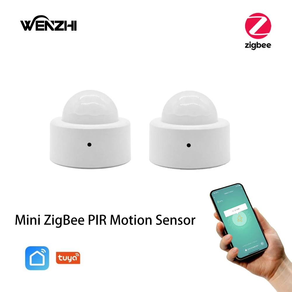 Sensore Di Movimento Zigbee Pir Automazione Ir Rivelatore A Infrarossi Del Corpo Umano Sicurezza Domestica Wireless Mini Tuya Smart Life Compatibile C