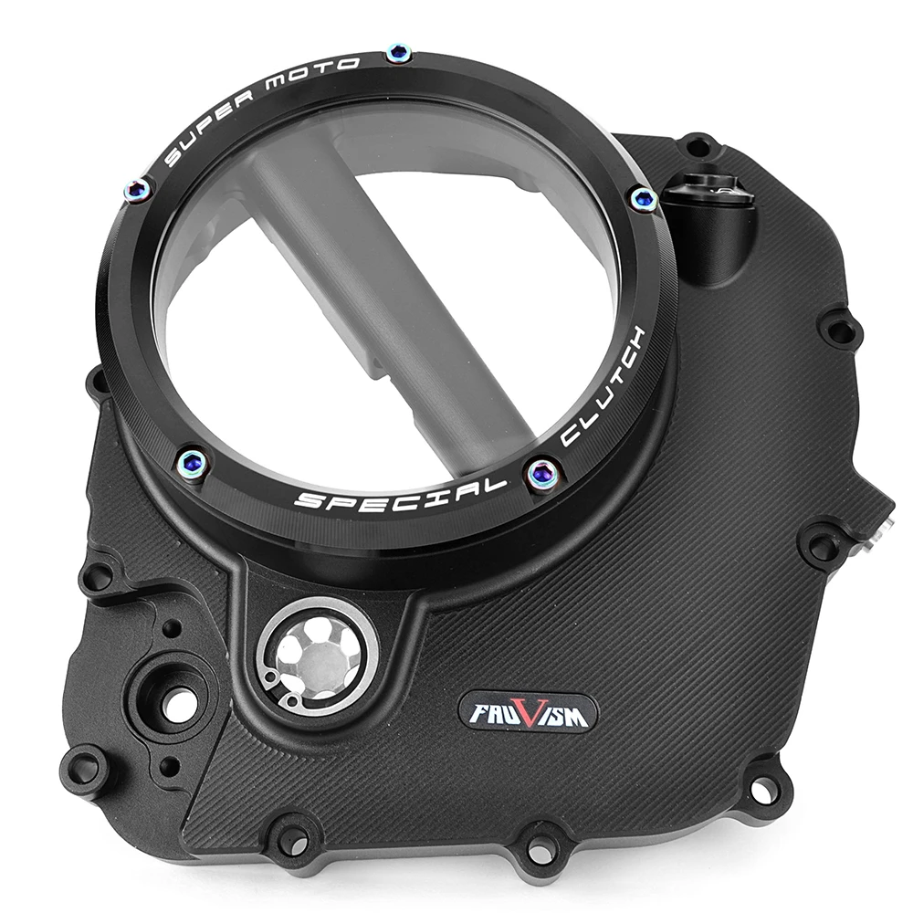 Klare Motorrad-Kupplungsdeckel und Federhalter R für Husqvarna Vitpilen Svartpilen 401 2021 2022 2023 – Detail 9