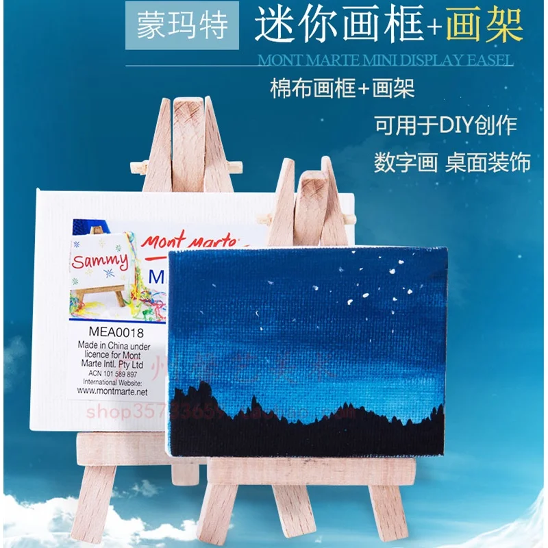 New Mini Stretched Artists Art Drawing Board Blank Canvas Painting Acrylic Oil DIY Craft Supply