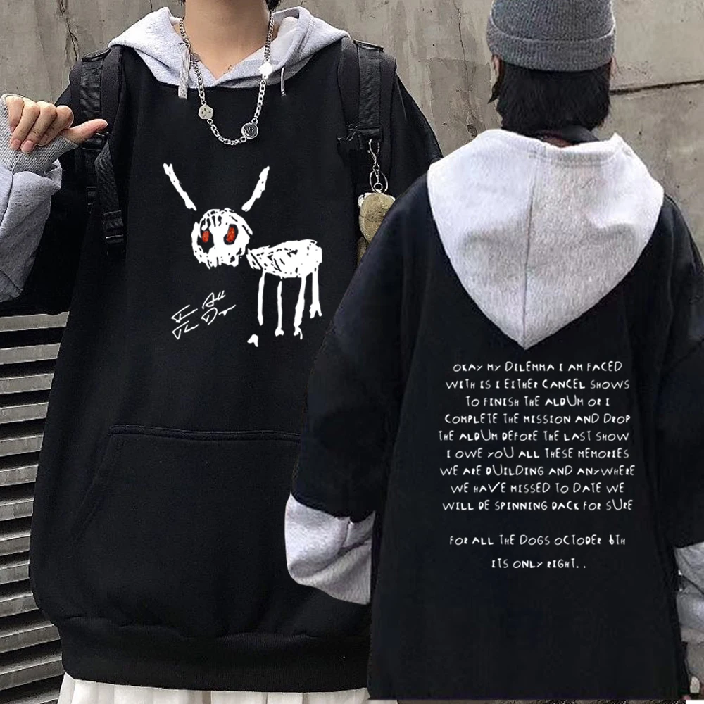 

Rapper Drake 2023 Music Album for All The Dogs Men Women Clothe Long Sleeve Hoodie Sweatshirt