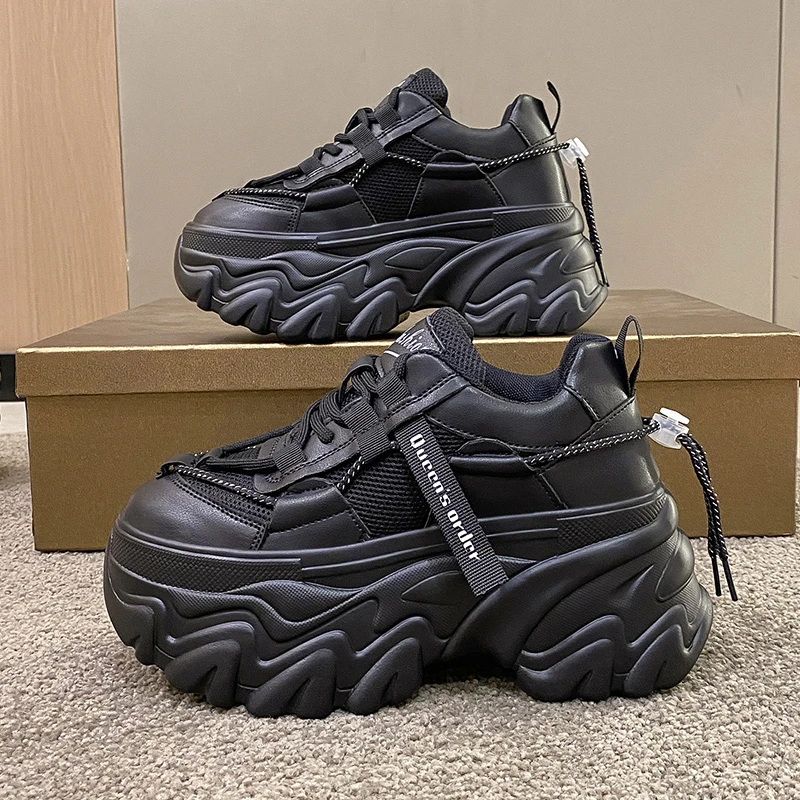 Onsoyours Scarpe da Donna in Rete con Plateau per Il Tempo Libero per L'Estate l'autunno la Ginnastica con Punta Arrotondata Scarpe Estive e Traspiranti