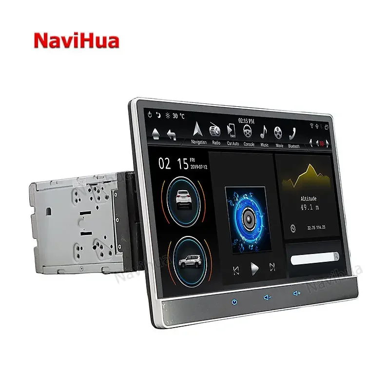 

12.8 Inch Rotatable 2 Din Car Radio Universal Shaker 360 Degree Android Car Multimedia Player Stereo AndroidAuto Car DVD Player
