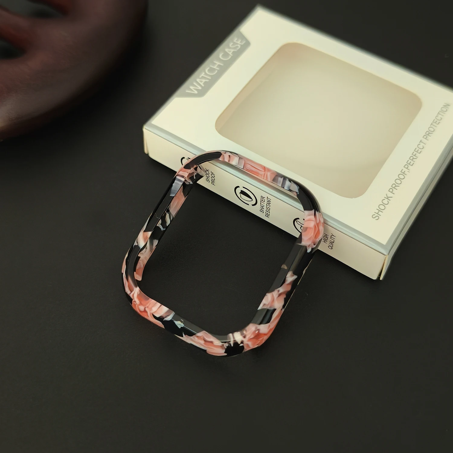 Buntes hohles Harz-Uhrengehäuse für Apple Watch S10 46 mm 45/44 mm 42 mm 40/41 mm 38 mm weibliches Uhrengehäuse Iwatch S9/8/7 – Detail 14