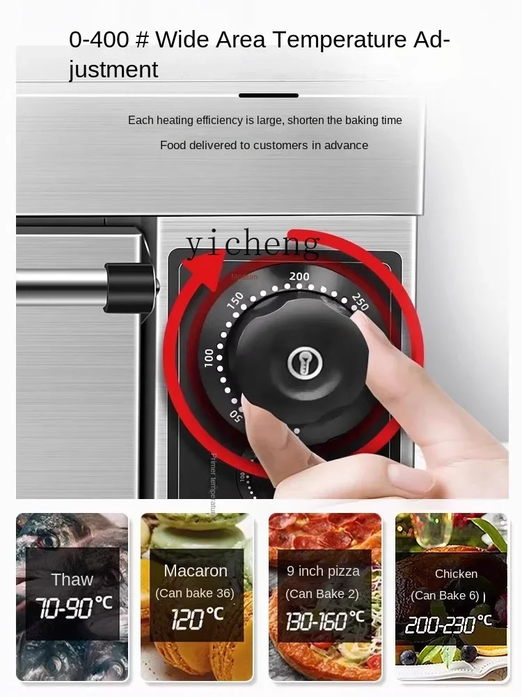 XL Oven Commercial One-Layer Two-Plate Large Baking Oven Gas Electric