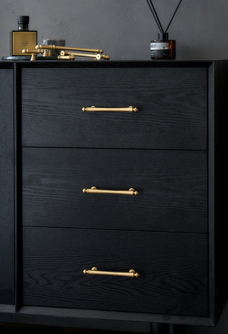 Solid Brass T Bar Cabinet Hardware, Modern