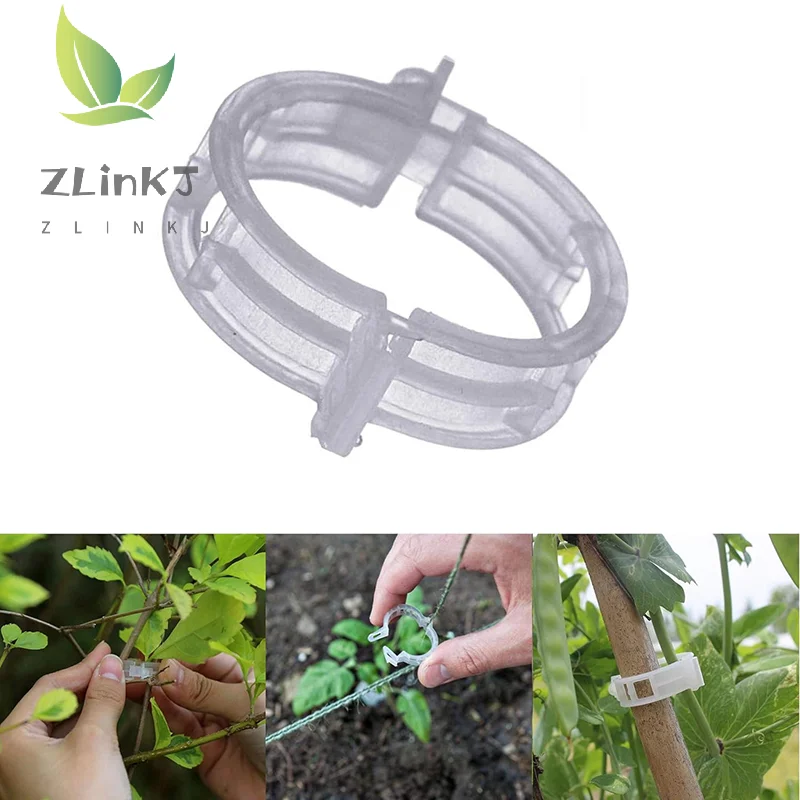 

Пластиковые зажимы для растений 100 шт., зажимы для фиксации растений для подъема, зажимы для томатного решетки, зажимы для фиксации растений, зажимы для фиксации винограда