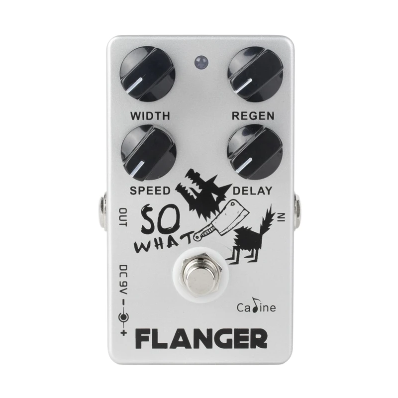 

Caline CP-66 The "SO WHAT" Flanger Guitar Effect Pedal Amplifier Guitar Pedal Accessories