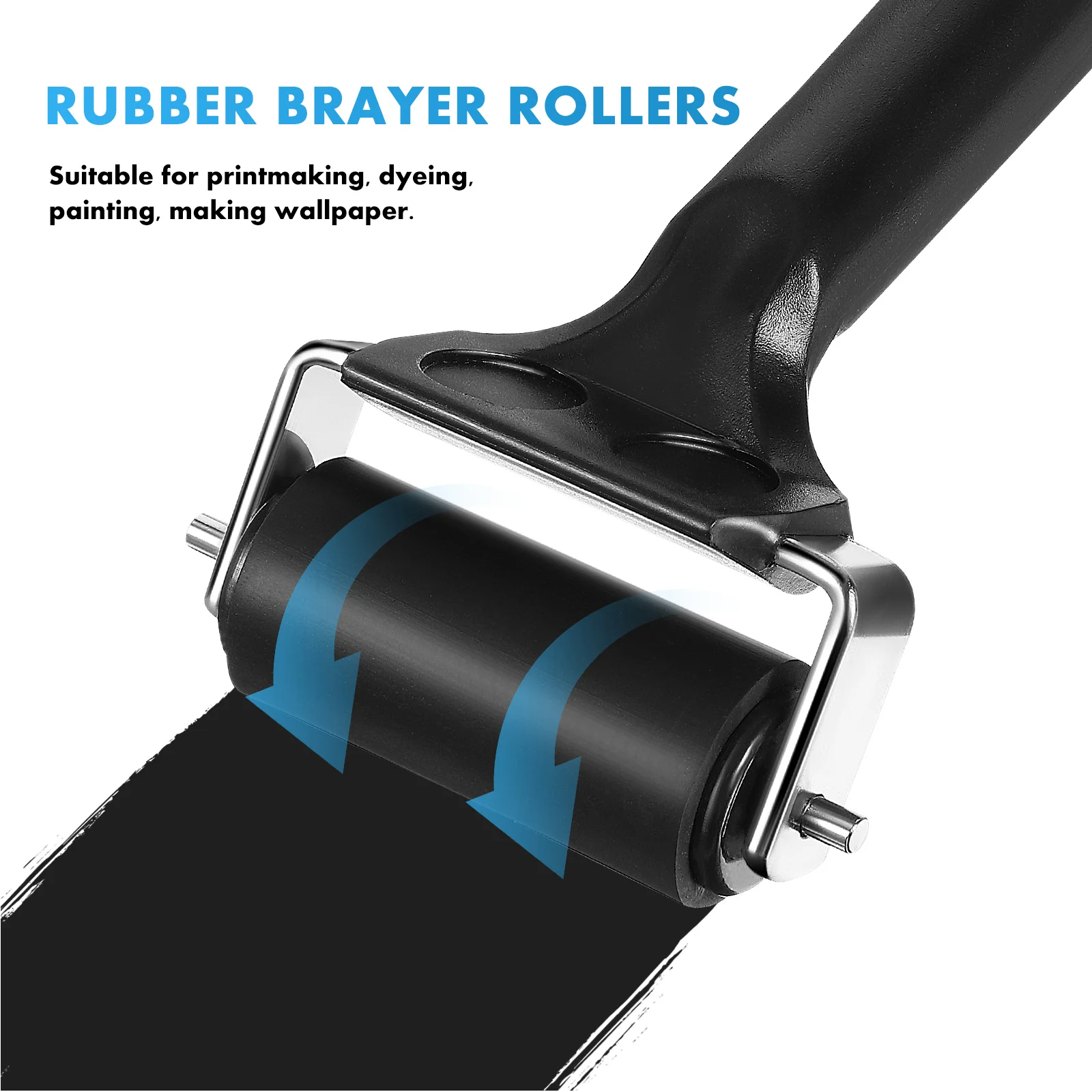 Plastic Brayer Plastic Brayer DIY Craft Tools Painting Supplies Printing Ink Roller Printmaking Stamping