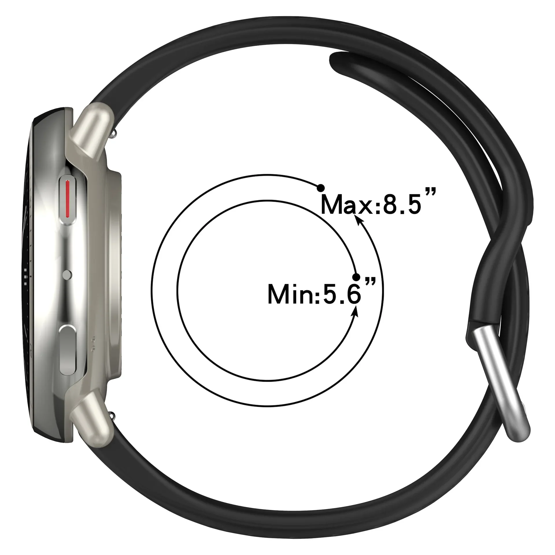 Premium Silicone Strap for Active Sports – Breathable and Stylish Watchband Accessories