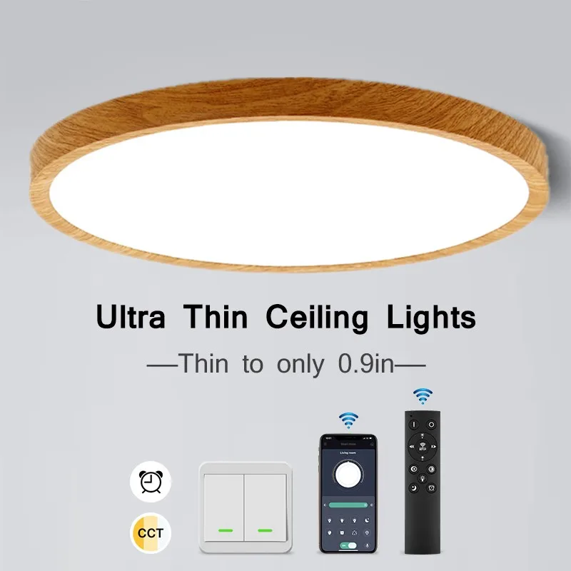 

Smart LED Ceiling Lights Modern Ceil Light APP/Tuya Led Ceiling Lamps Round Living Room Bedroom Indoor Kitchen Lighting Lamp