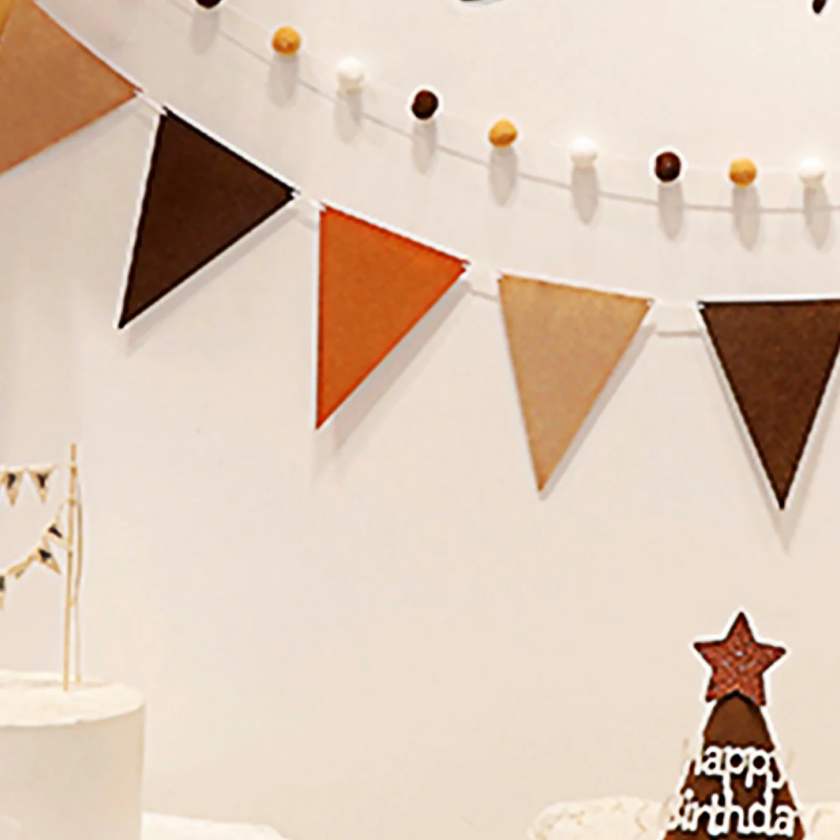 Zestaw dekoracji balonik urodzinowy w stylu Retro