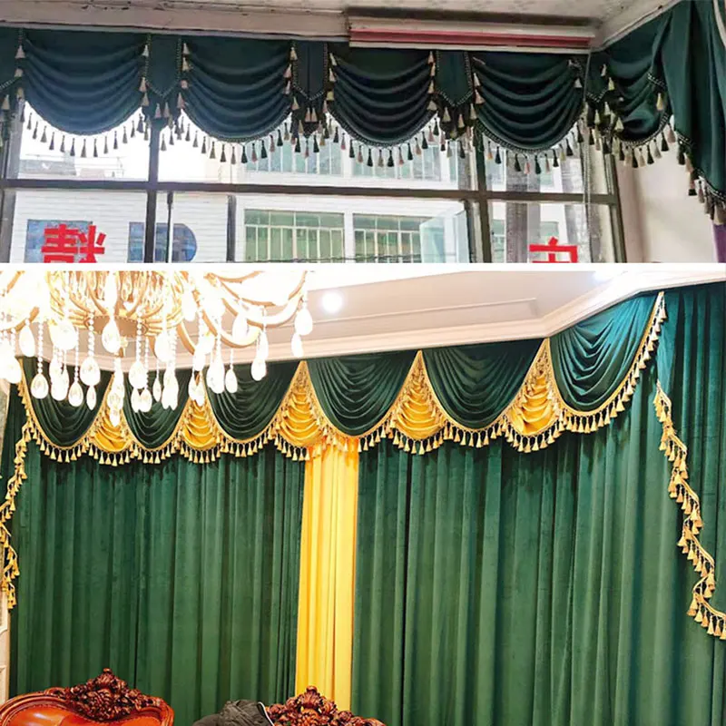 Nappa con Frange Bordo Tenda da Cucito Decorativa con Frange
