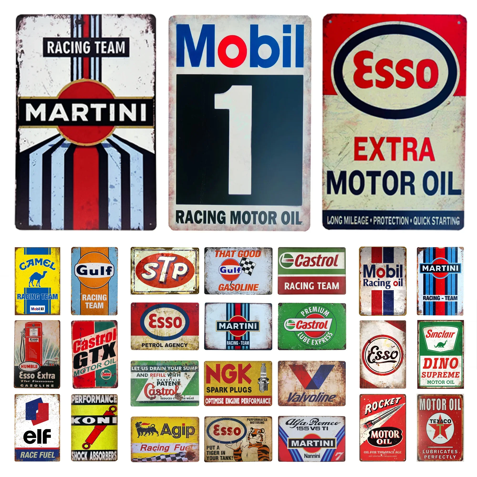 MotorOilGasMetalSignsEssoSTPWallArtPosterPlaqueVintageIronPaintingDecorationforManCaveCafeGarageClubBar-AliExpress15