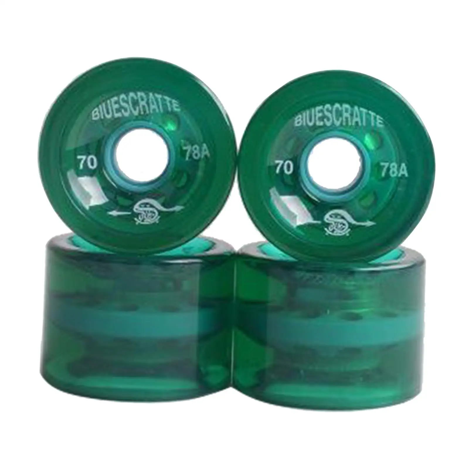 스케이트보드 휠 70mm 78A PU 소프트 롤러 ABEC-9 베어링 커버 액세서리 (롱보드 및 전동 스케이트보드용)