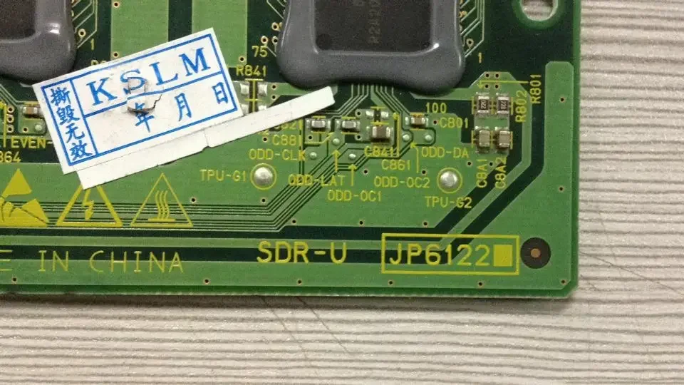 2개/몫 JA09842-A JA09842-B JP6122 및 JP6123 플라즈마 P50A101C 좋은 품질