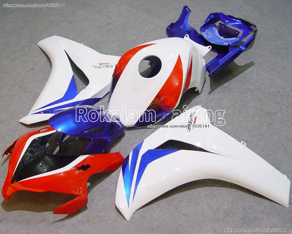 

Blue White Red Bodywork Kit For Honda CBR 1000RR 2008 -2011 CBR1000 RR 08-11 Sport Motor Fairing (Injection molding)