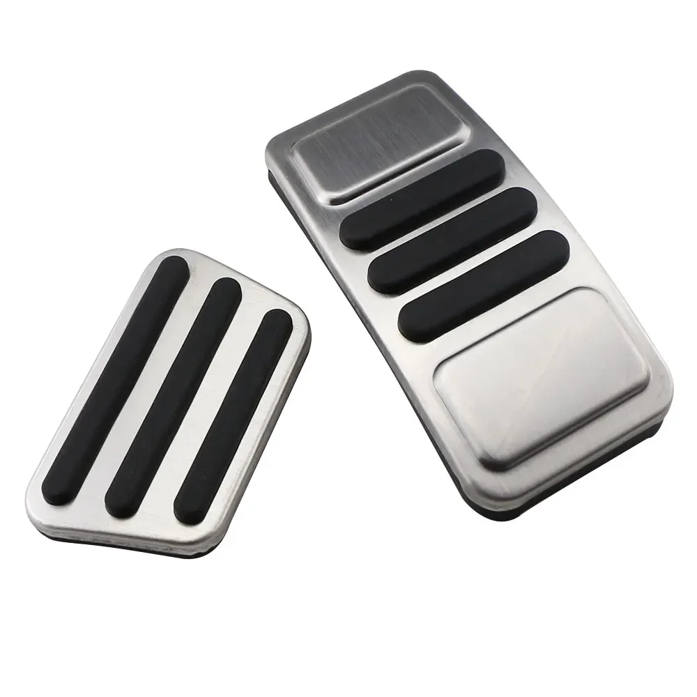 Car Pedals stainless steel pedal cover car accessories For Ford Mustang 2015-Gas Brake Rest Pedal Pad Cover