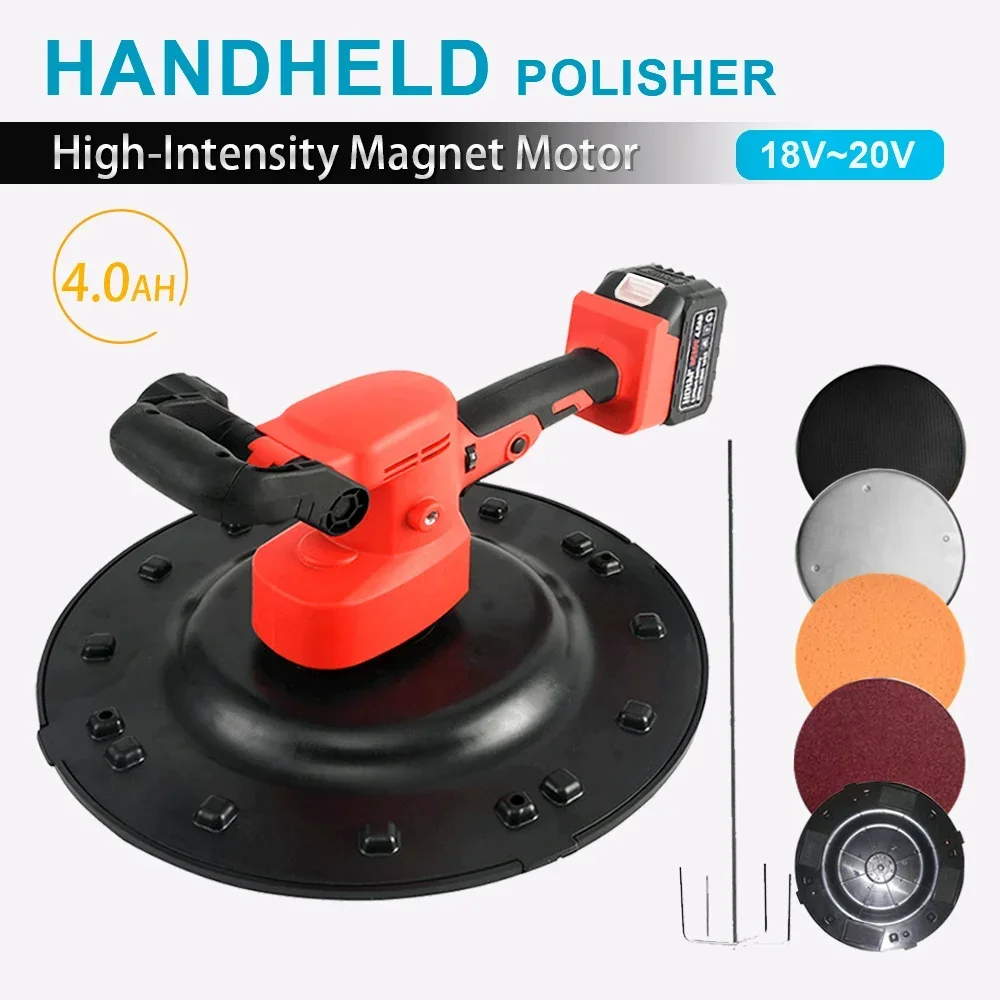 

Electric Wall Sander Polishing Machine Drywall Sander Grinding Concrete Cement Mortar Trowel Wall Smoothing For Makita Battery