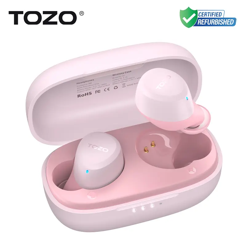 Refurbished TOZO TWS Earbuds in-Ear Wireless Bluetooth Headsets with With Mic Touch Control Sport Waterproof for Iphone Android - Image 8
