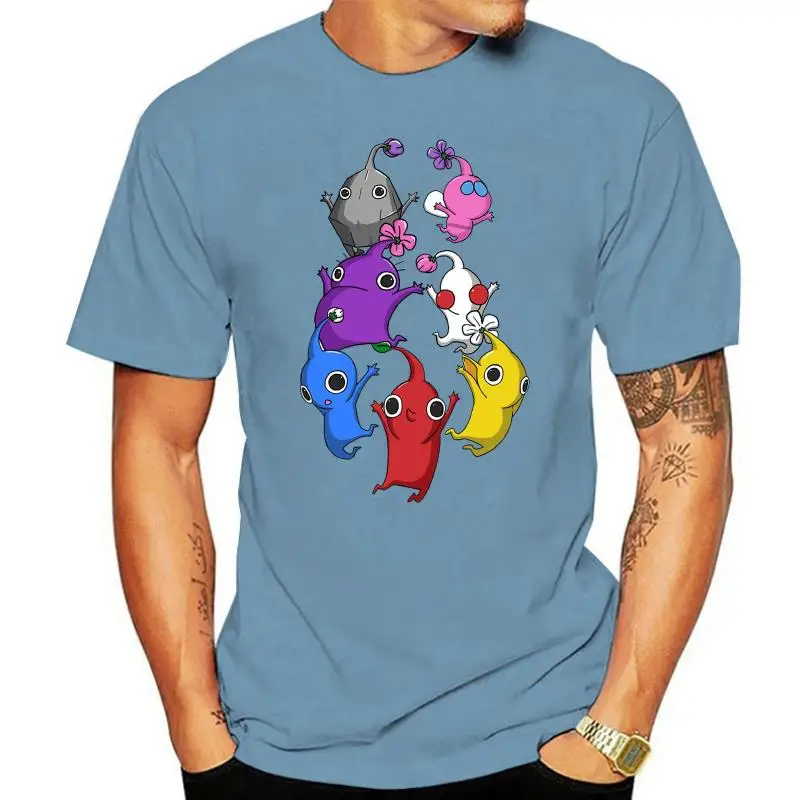

Men tshirt Jumping Pikmin Unisex T Shirt women T-Shirt tees top