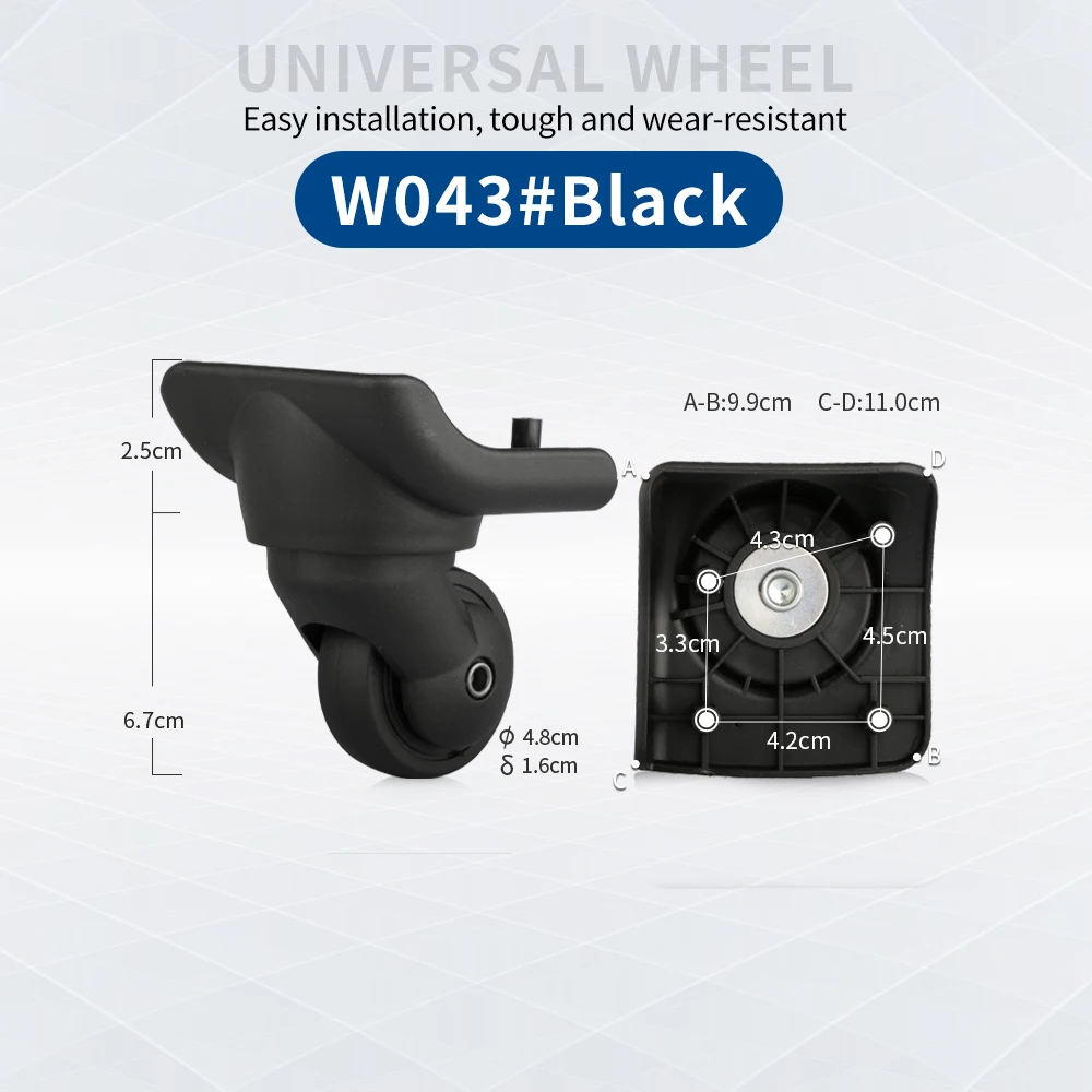 Luggage box wheel accessories universal wheel suitcase leather