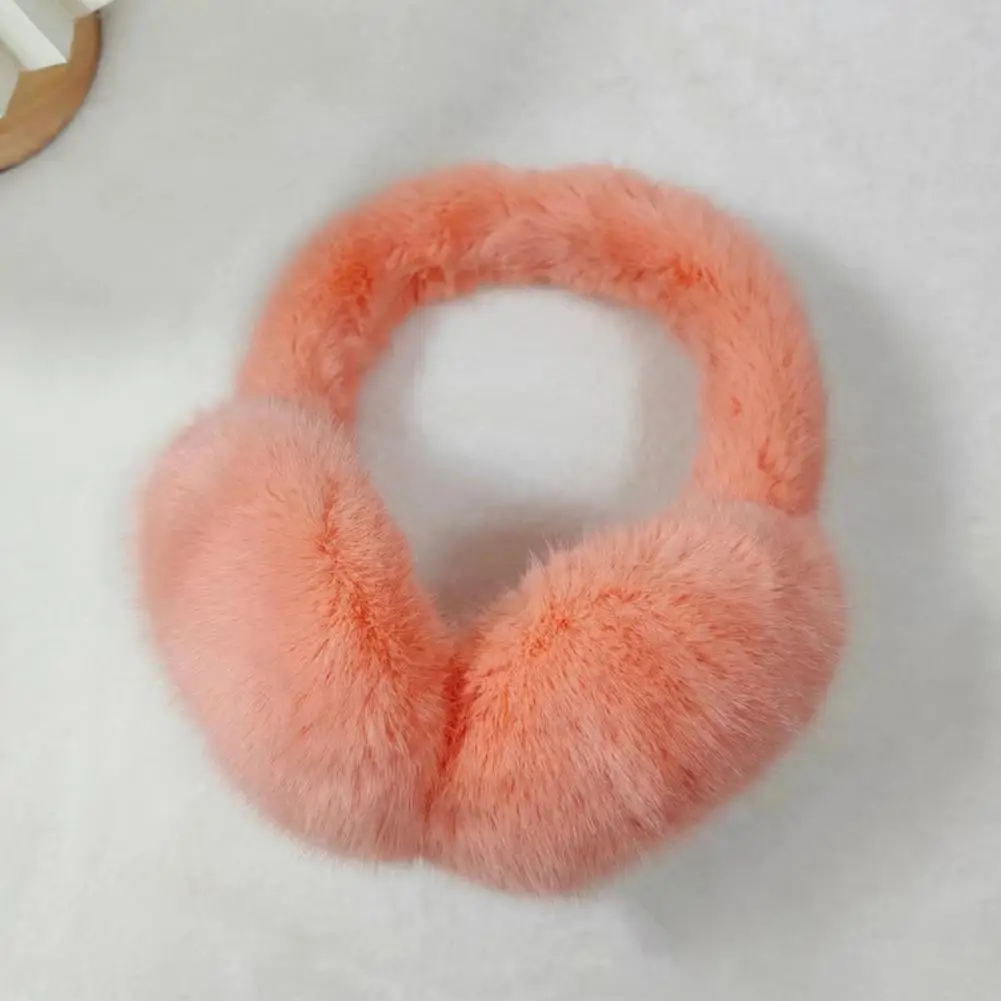 Solid Color Lightweight Cold Resistant Unisex Plush Earflap Warm Earmuffs for Cold Weather warm earmuffs