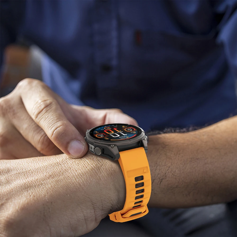 Quick Fit Silicone Strap - Versatile Watchband Bracelet in 22-26mm Sizes