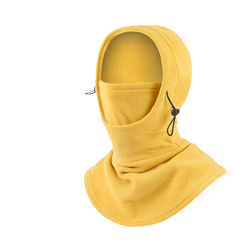 LazyZoom Ruidong Autumn Winter Warm Cycling Mask Outdoor Cold-Proof Fleece Hat Integrated Face Protection Adjustable Windproof_voghion.com