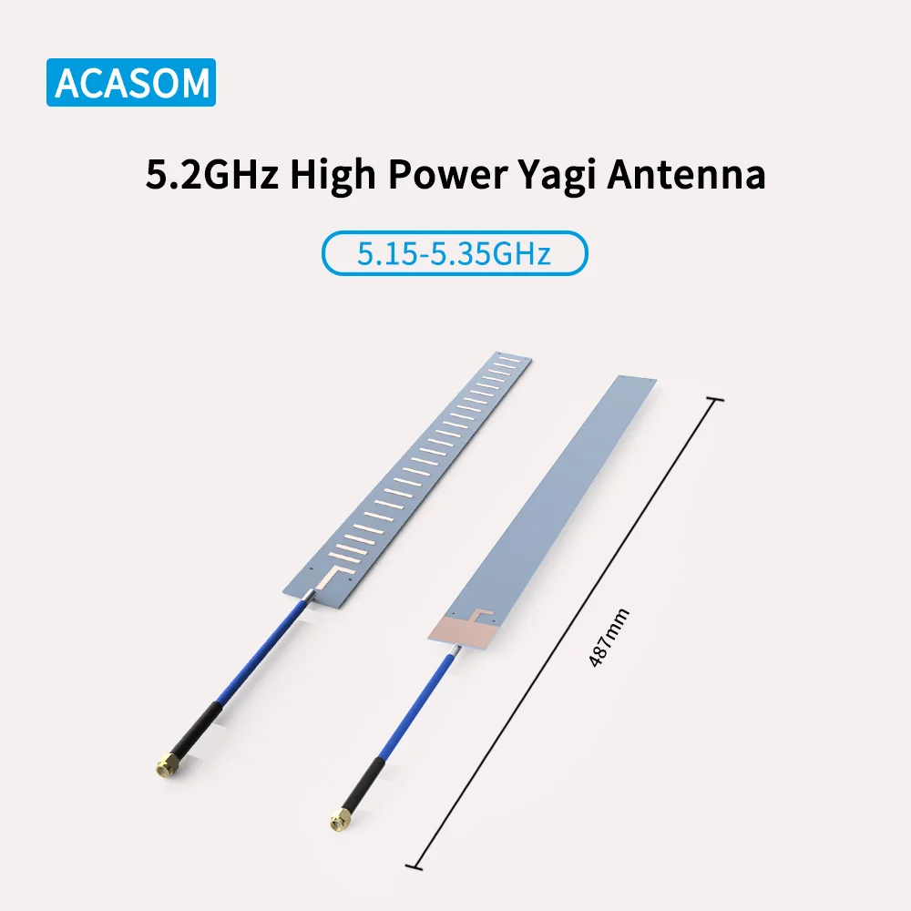 5.2GHz 50W Yagi High Gain Antenna SMA Male Antenna Drone Blocker