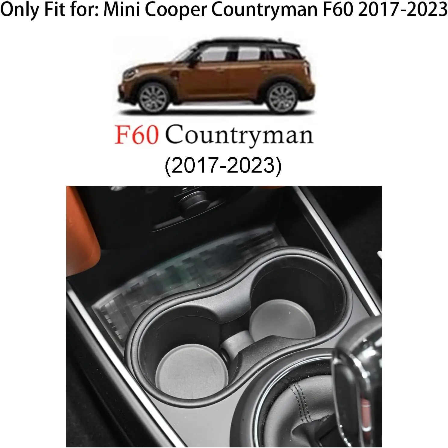 Union Jack Car Cup Pad Groove Coaster Car Coaster Pads Cup Holder Coasters for Mini Cooper