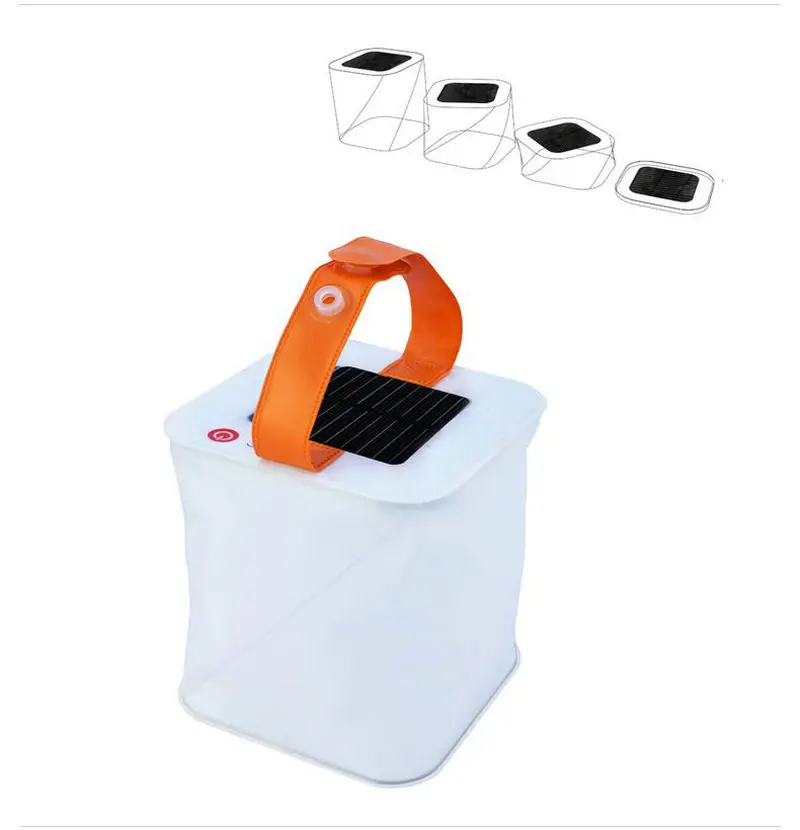 Solar powered Inflatable Lantern Great for Camping Hurricane Emergency Travel Lighting Kits solar powered led lights