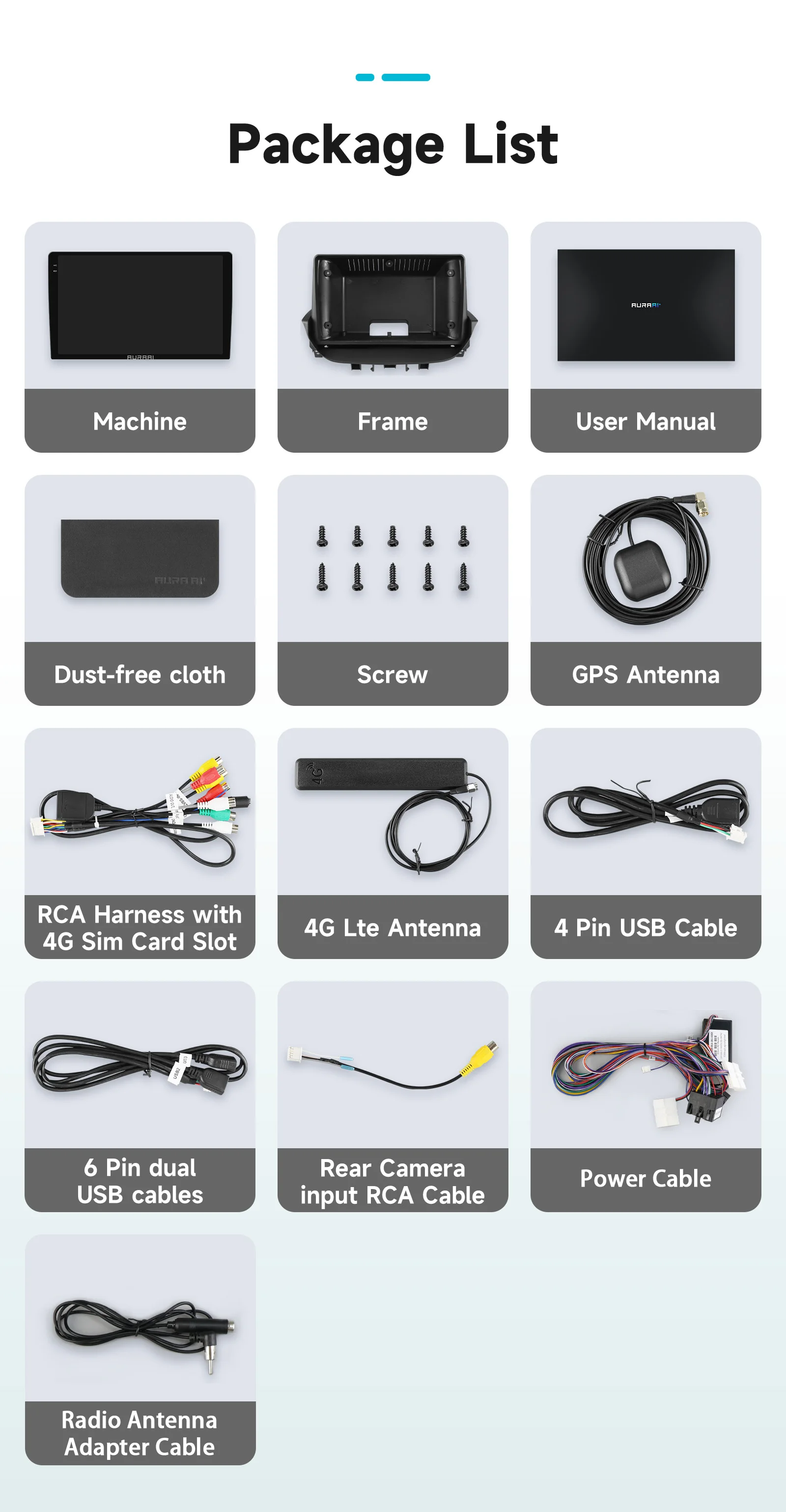 AURAAI CarPlay 2Din Android Autoradio für Renault Laguna 2 2001 - 2007 Intelligente Systeme Autoradio Video DSP GPS Navi 4G Wifi – Detail 37