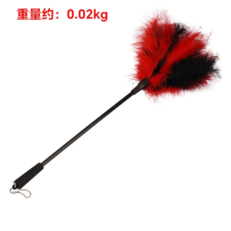 40CM Feather Paddles,,Pu Leather Whip Spanking Flogger Role Play Horse Riding for Horse Training Crop Equestrian bat 4