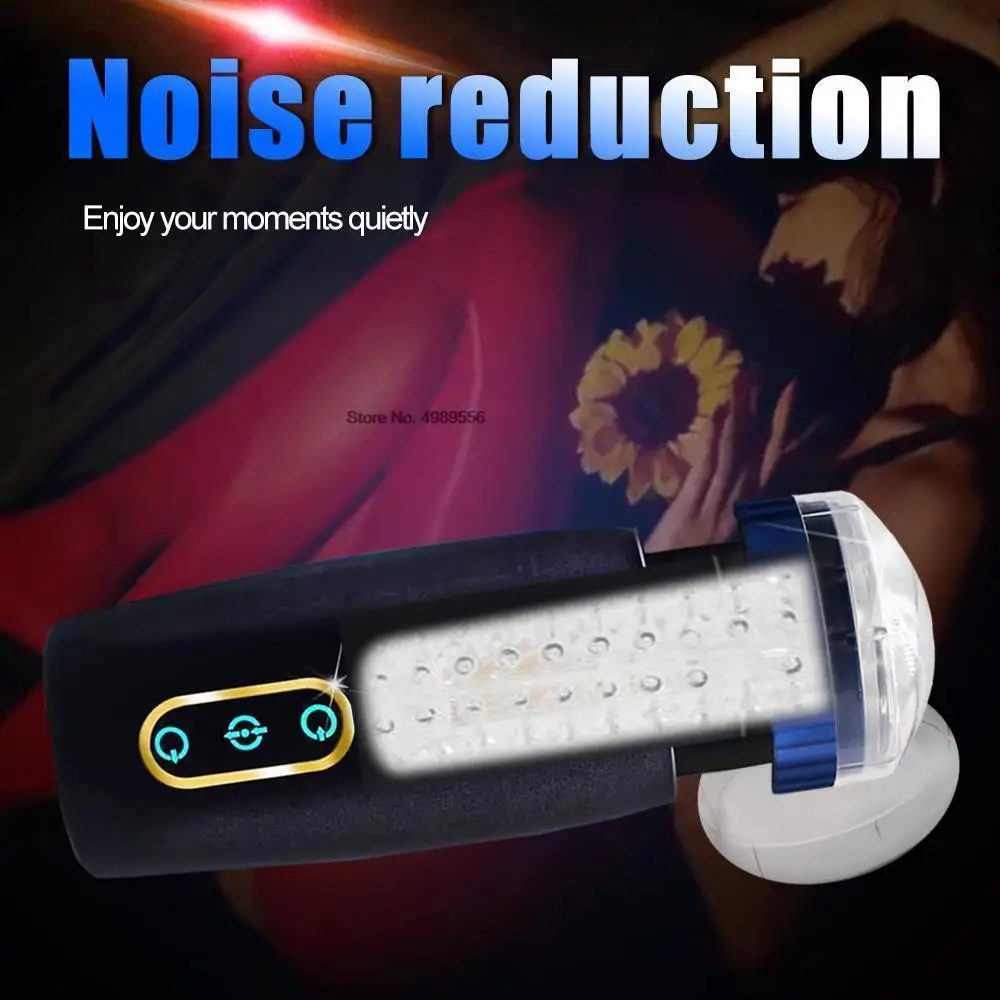 Speeds Male 5*3 Masturbator Automatic Telesopic & Sucking Long Distance Thrusting Masturbators Adul_voghion.com