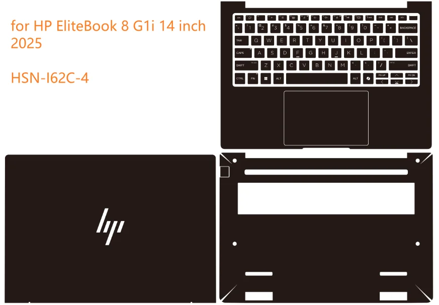 HP ZBook 8 G1a 14 2025 / EliteBook 8 G1i 14인치 2025 / HSN-I62C-4 프리컷 노트북 비닐 데칼 커버 스티커 스킨 보호 필름