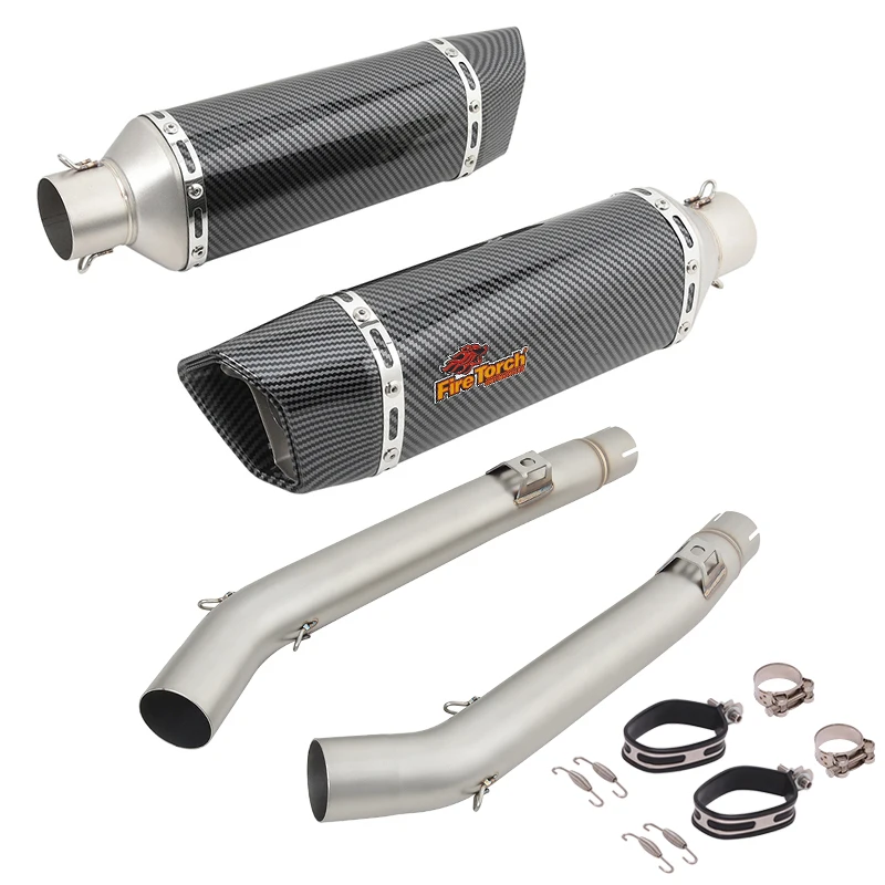 Tubo De Enlace Medio De Escape Para Suzuki V-Strom 1000 (2002-2013) - Acero Inoxidable