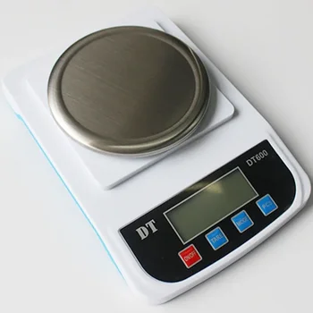 실험실 분석 밸런스 디지털 전자 무게추 저울 DT600 고정밀 전자 체중계, 1000X0.01g