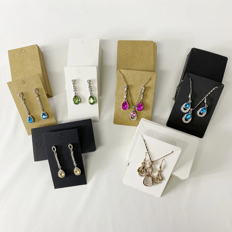 High Capacity Wood Ring Earring Display Borads Rack Small Necklace Ear Nail Bracelet Brooch Storage Card
