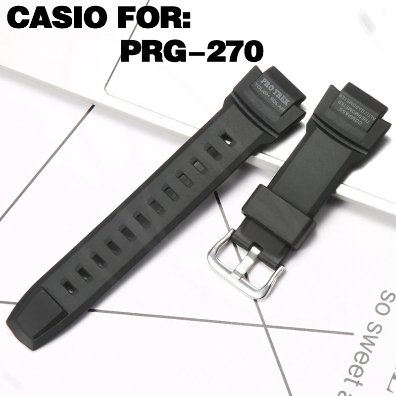 Men's Sports Waterproof Resin Watchband Strap
