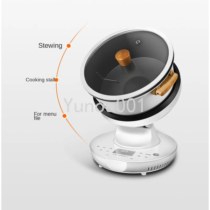 

CS260B 220V 8L Rotating Cooking Machine 2000W Three Speed Adjustable Intelligent Rice Cooker Kitchen Cooking Crafts