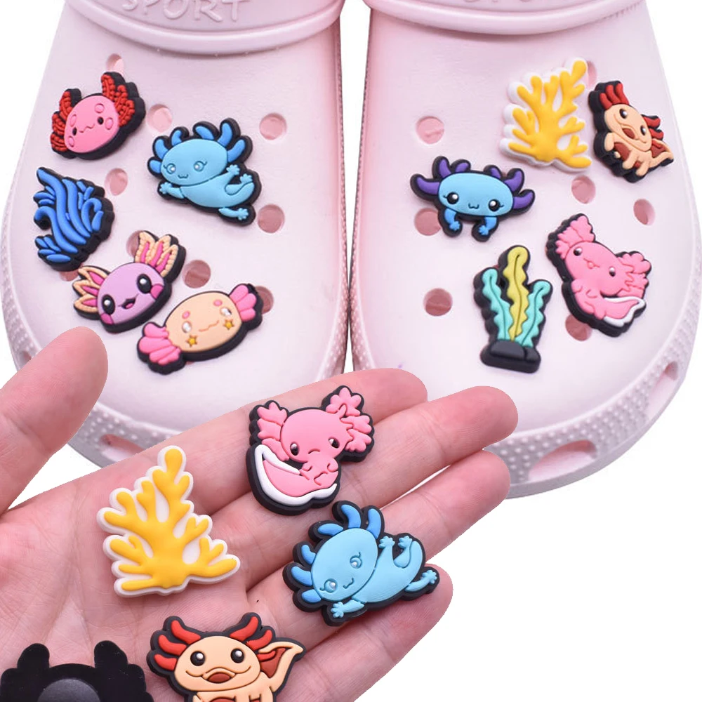 

Hot Sale 1pcs PVC Fish Accessories for Crocs Charms Men Badge Women Sandals Buckle Kids Pins Shoe Decoration Jeans X-mas Gift