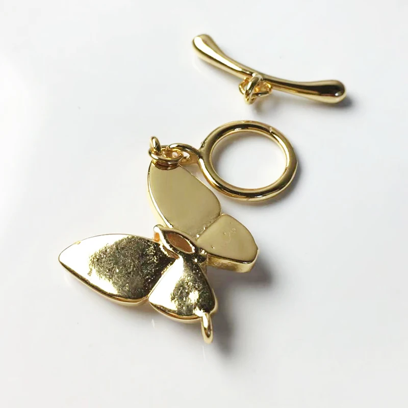 Butterfly Clasps OT Shape For Necklace Bracelet Handmaking Jewelry DIY   Clasps Seawater Shell Free Shipping