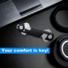 Aluminum Alloy Men Keychain Holder for Car Keys Smart Key Organizers Multi-function Portable Car Key Holder Keys 4